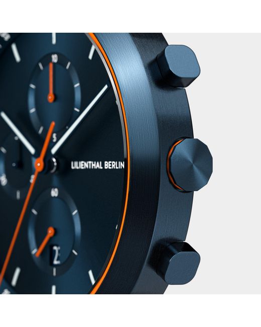Lilienthal Berlin Chronograph – in Blue für Herren