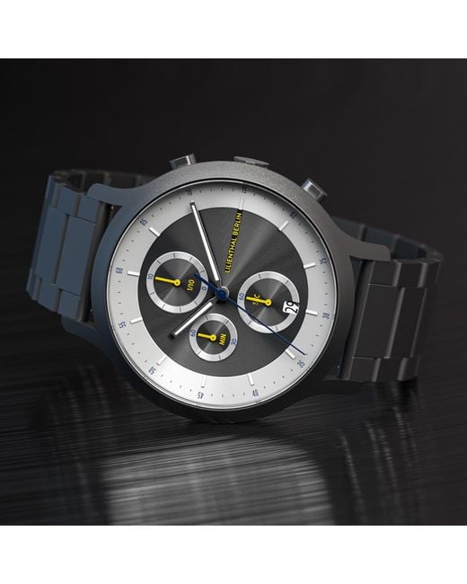 Lilienthal Berlin Chronograph Lp – Dark in Metallic für Herren