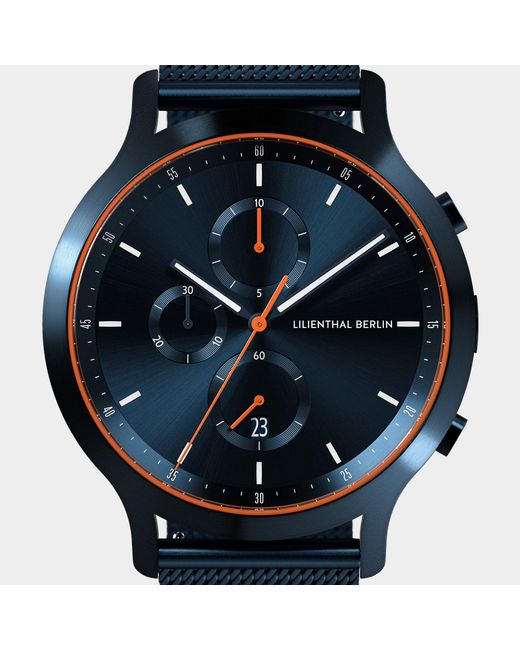 Lilienthal Berlin Chronograph – in Blue für Herren