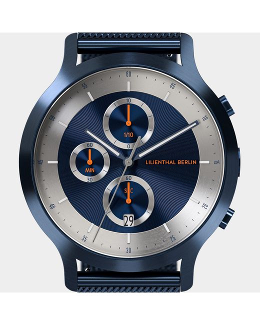 Lilienthal Berlin Chronograph Lp – in Blue für Herren