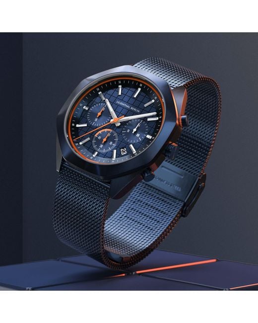 Lilienthal Berlin Octachrono – in Blue für Herren