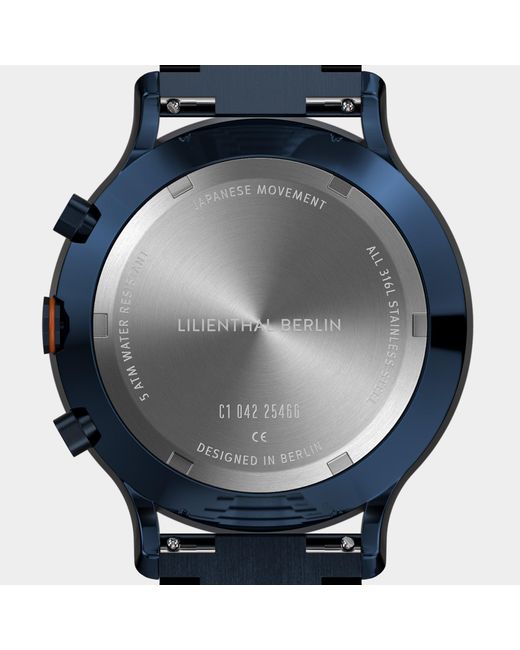 Lilienthal Berlin Chronograph – in Blue für Herren
