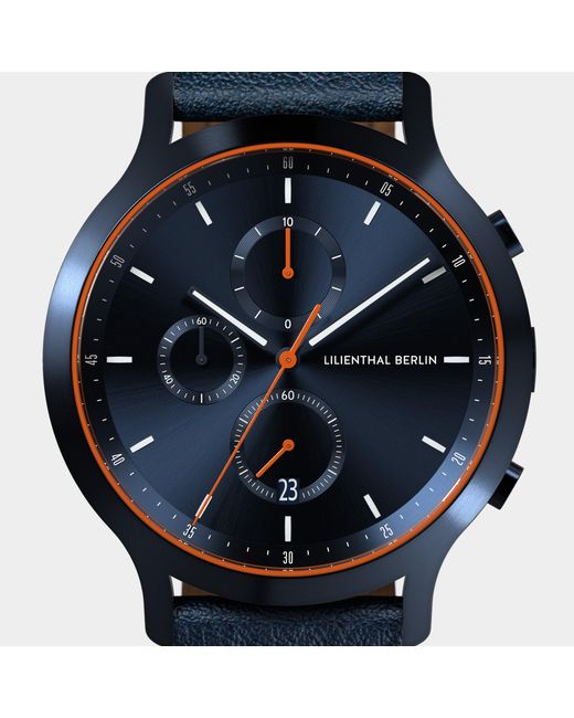 Lilienthal Berlin Chronograph – in Blue für Herren