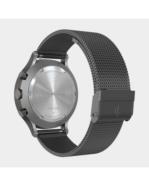 Lilienthal Berlin Chronograph – Circuit in Metallic für Herren