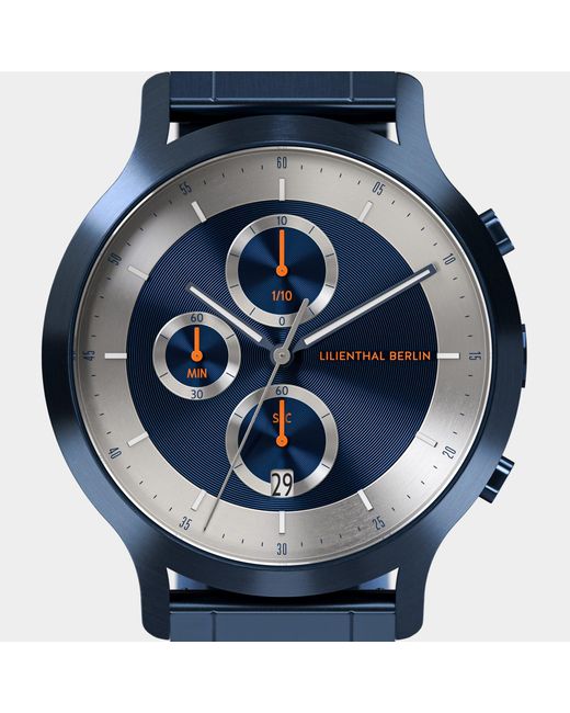 Lilienthal Berlin Chronograph Lp – in Blue für Herren