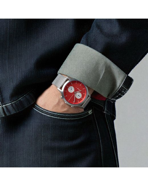 Lilienthal Berlin Chronograph – Line 3 in Metallic für Herren