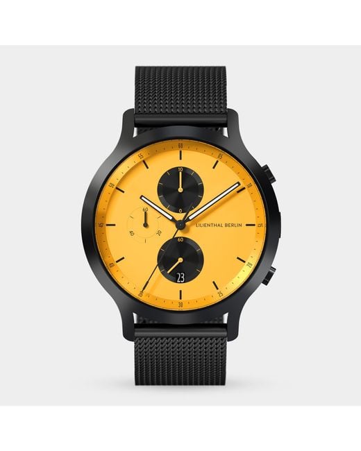Lilienthal Berlin Chronograph – Line 2 in Metallic für Herren