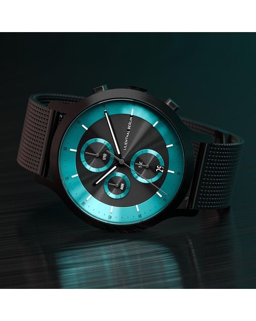 Lilienthal Berlin Chronograph Lp – in Green für Herren