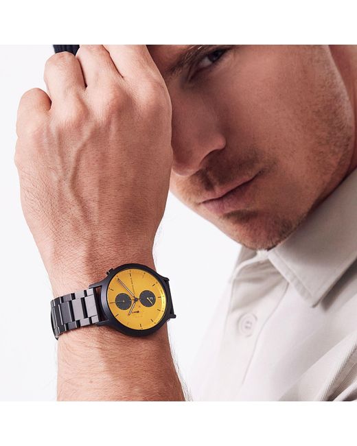 Lilienthal Berlin Chronograph – Line 2 in Metallic für Herren