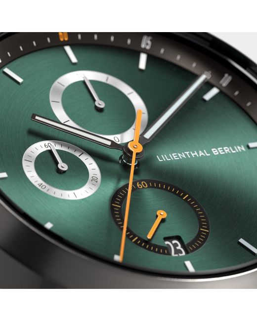 Lilienthal Berlin Chronograph – Getaway in Green für Herren