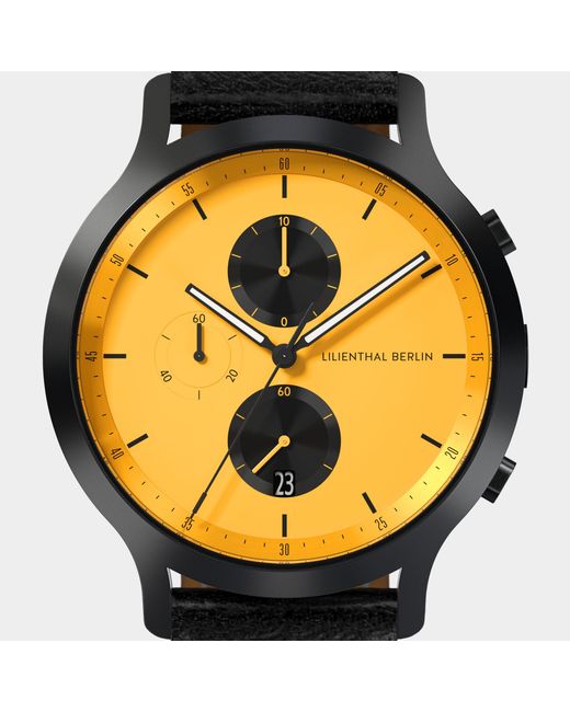 Lilienthal Berlin Chronograph – Line 2 in Metallic für Herren