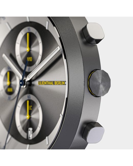 Lilienthal Berlin Chronograph Lp – Dark in Metallic für Herren