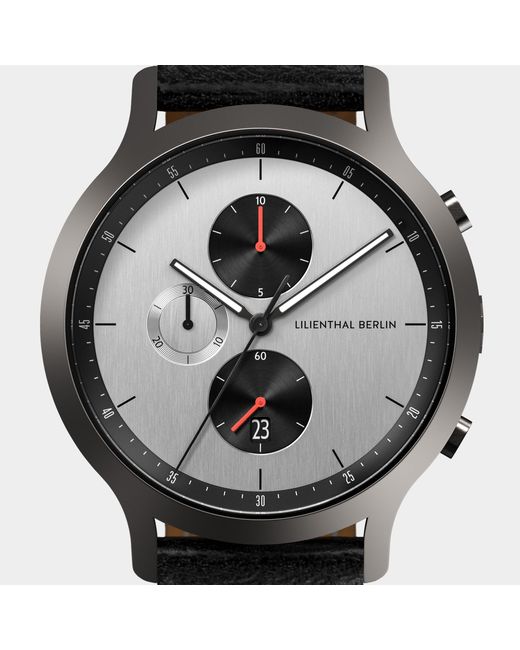 Lilienthal Berlin Chronograph – Circuit in Metallic für Herren