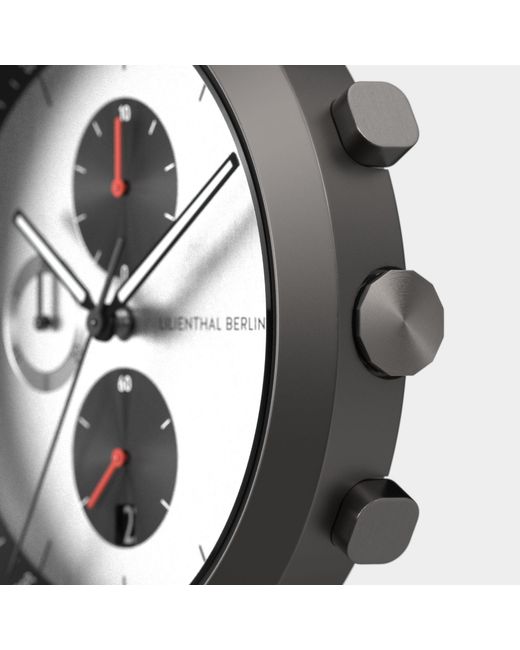 Lilienthal Berlin Chronograph – Circuit in Metallic für Herren