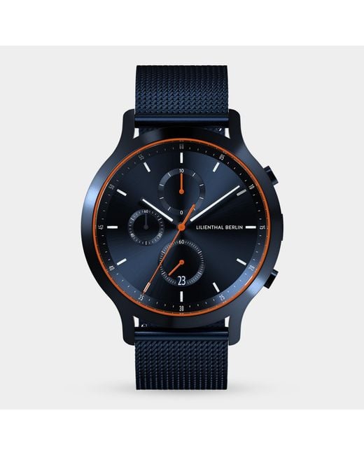 Lilienthal Berlin Chronograph – in Blue für Herren