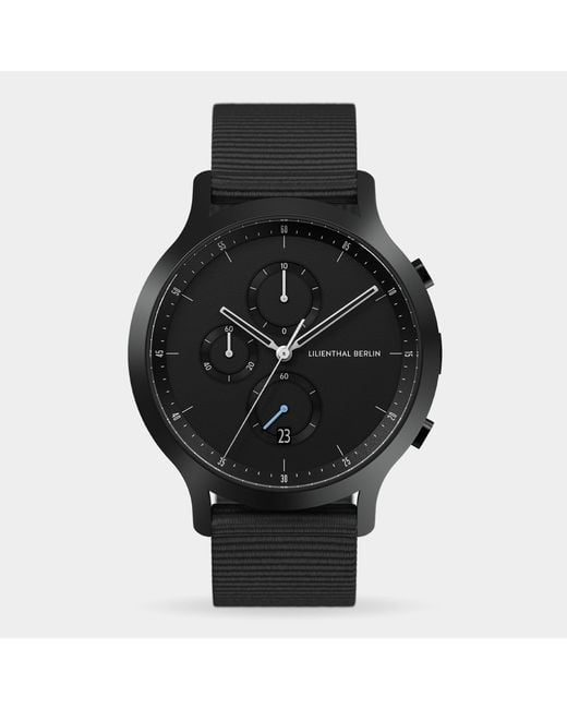 Lilienthal Berlin Chronograph – All in Black für Herren