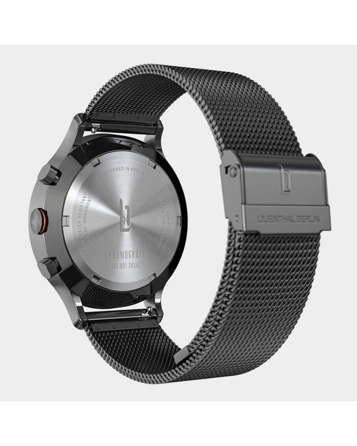 Lilienthal Berlin Chronograph Lp – Dark in Metallic für Herren