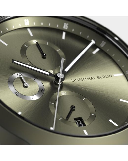 Lilienthal Berlin Chronograph – Terra in Green für Herren