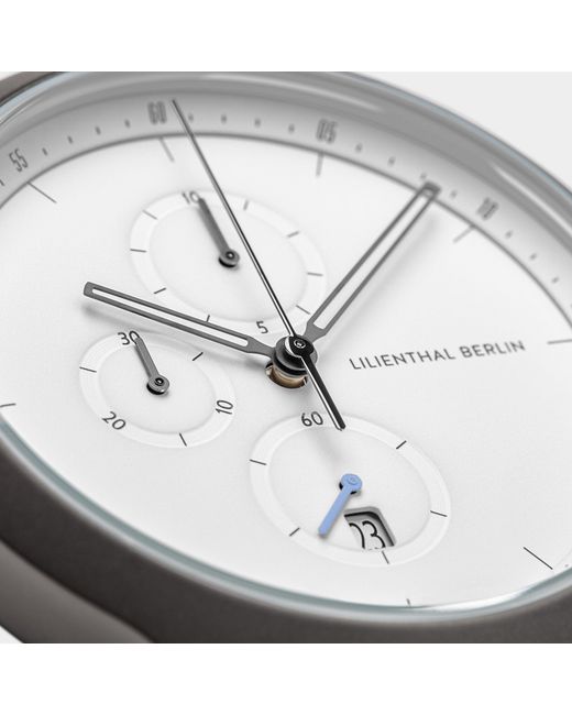 Lilienthal Berlin Chronograph – Dark in Metallic für Herren