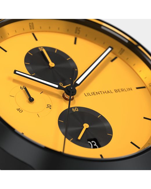Lilienthal Berlin Chronograph – Line 2 in Metallic für Herren