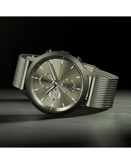 Lilienthal Berlin Chronograph – Terra in Green für Herren