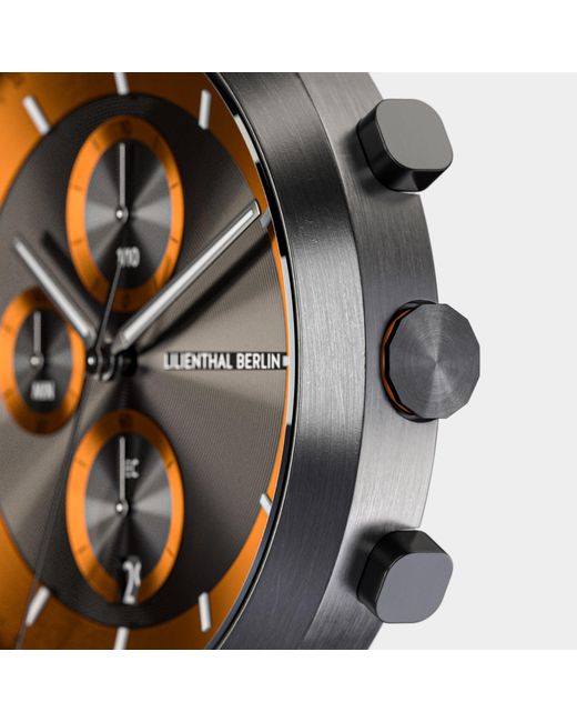 Lilienthal Berlin Chronograph Lp – Dark in Metallic für Herren