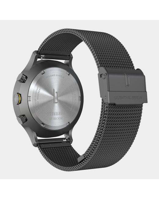 Lilienthal Berlin Chronograph Lp – Dark in Metallic für Herren