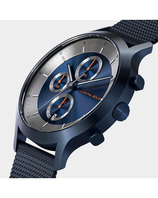 Lilienthal Berlin Chronograph Lp – in Blue für Herren