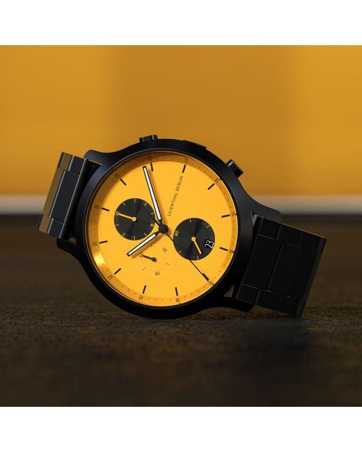Lilienthal Berlin Chronograph – Line 2 in Metallic für Herren
