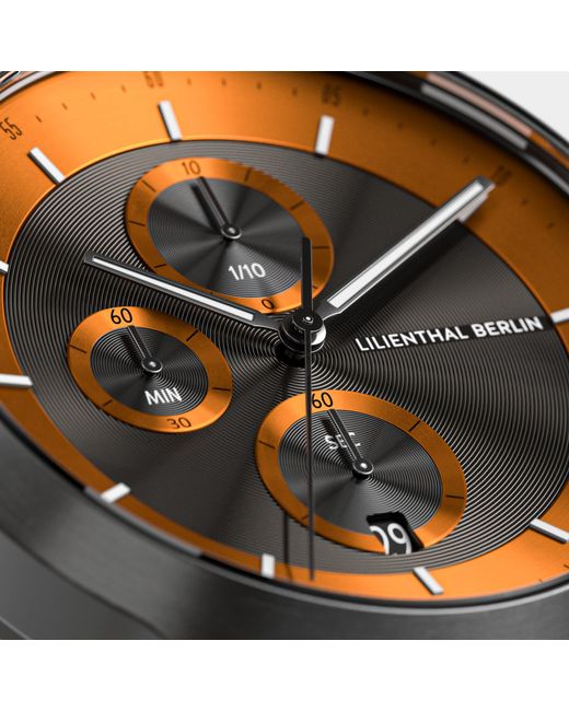 Lilienthal Berlin Chronograph Lp – Dark in Metallic für Herren