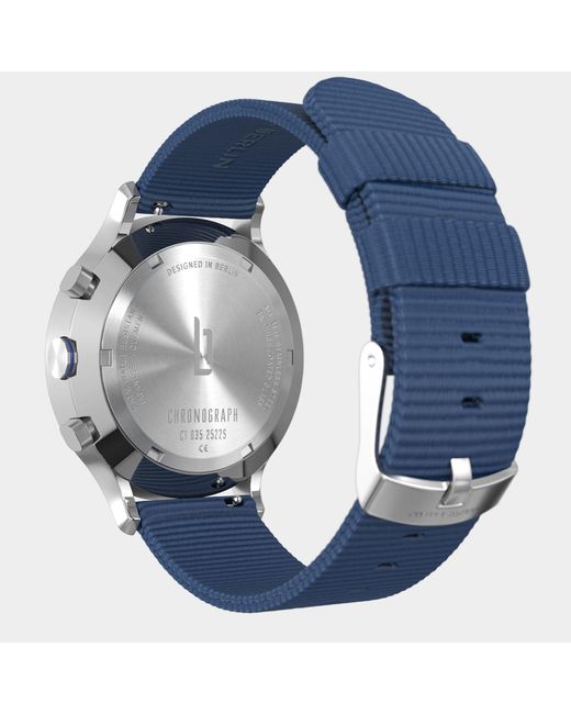 Lilienthal Berlin Chronograph – Line 3 in Red für Herren