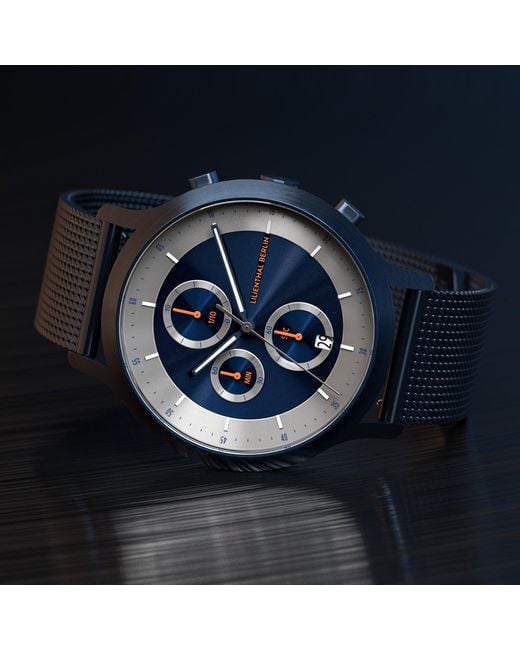 Lilienthal Berlin Chronograph Lp – in Blue für Herren