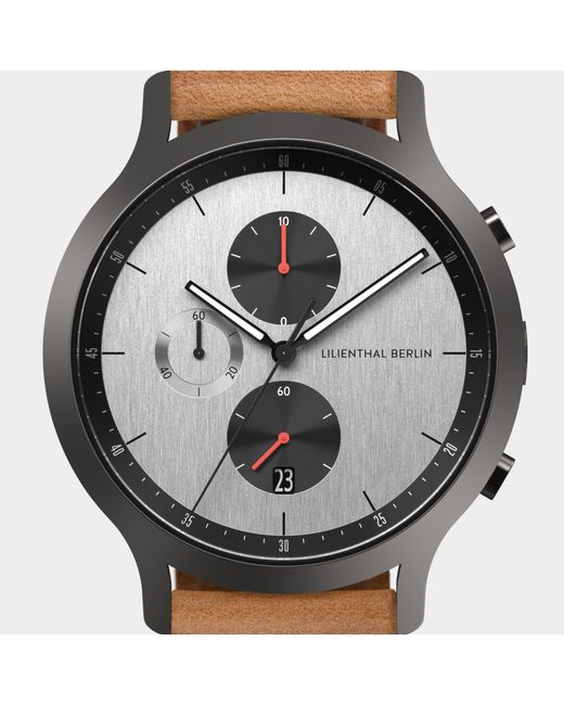 Lilienthal Berlin Chronograph – Circuit in Gray für Herren