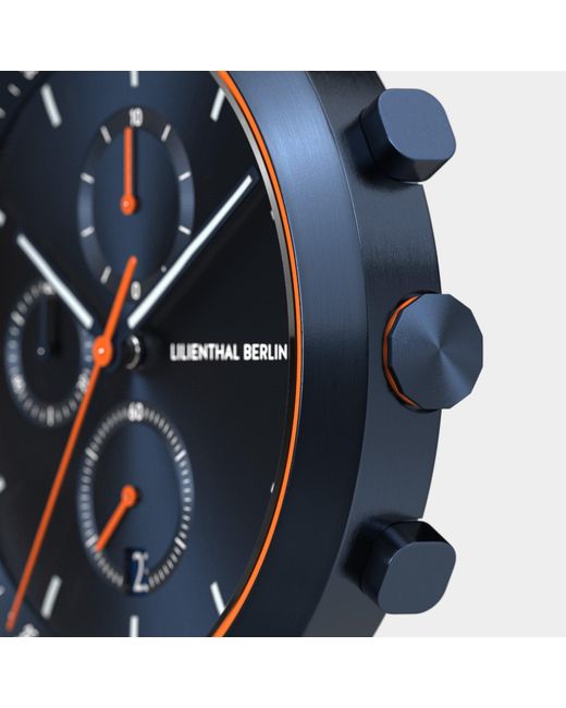 Lilienthal Berlin Chronograph – in Blue für Herren