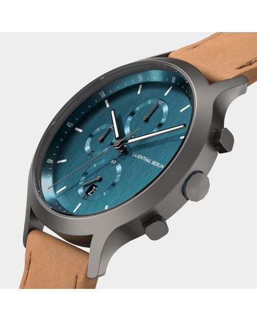 Lilienthal Berlin Chronograph – Myth in Blue für Herren