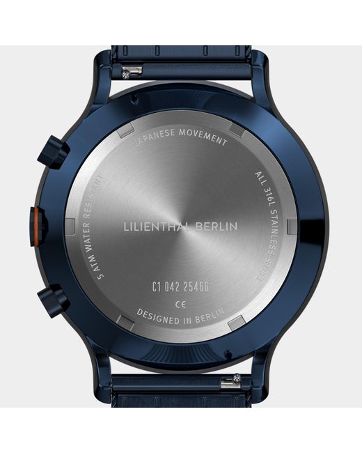 Lilienthal Berlin Chronograph – in Blue für Herren