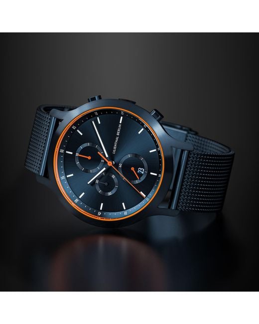 Lilienthal Berlin Chronograph – in Blue für Herren