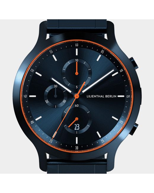 Lilienthal Berlin Chronograph – in Blue für Herren