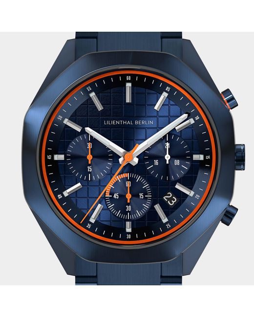 Lilienthal Berlin Octachrono – in Blue für Herren