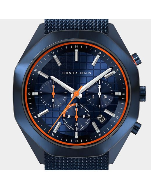 Lilienthal Berlin Octachrono – in Blue für Herren