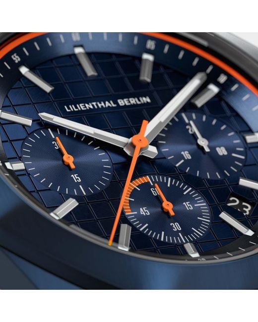 Lilienthal Berlin Octachrono – in Blue für Herren