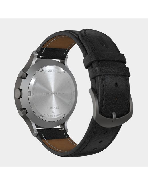 Lilienthal Berlin Chronograph – Circuit in Metallic für Herren