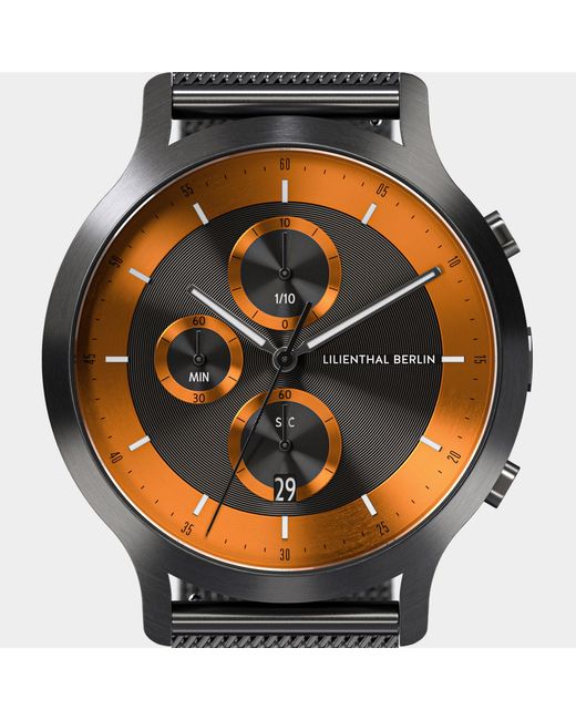 Lilienthal Berlin Chronograph Lp – Dark in Metallic für Herren