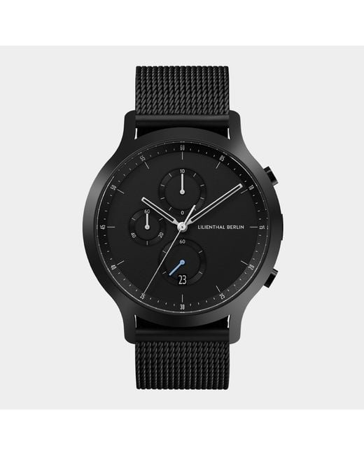 Lilienthal Berlin Chronograph – All in Black für Herren