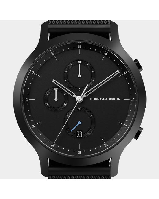 Lilienthal Berlin Chronograph – All in Black für Herren