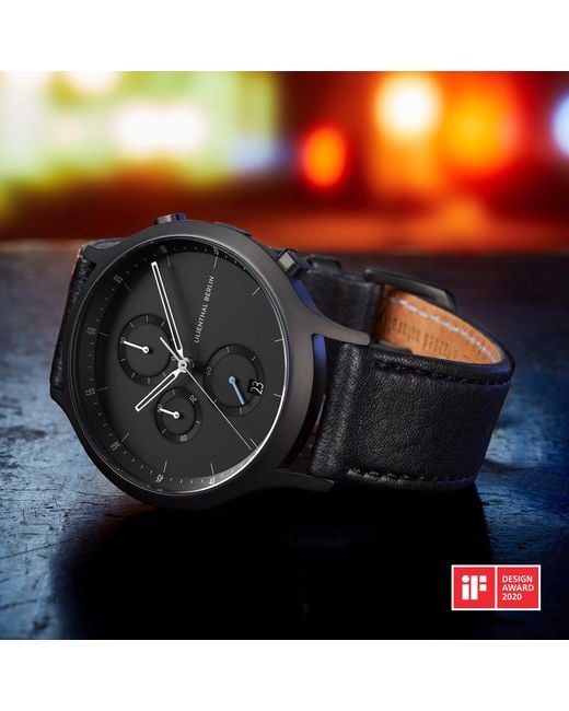 Lilienthal Berlin Chronograph – All in Black für Herren