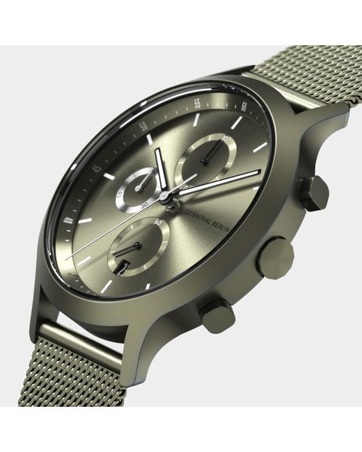 Lilienthal Berlin Chronograph – Terra in Green für Herren