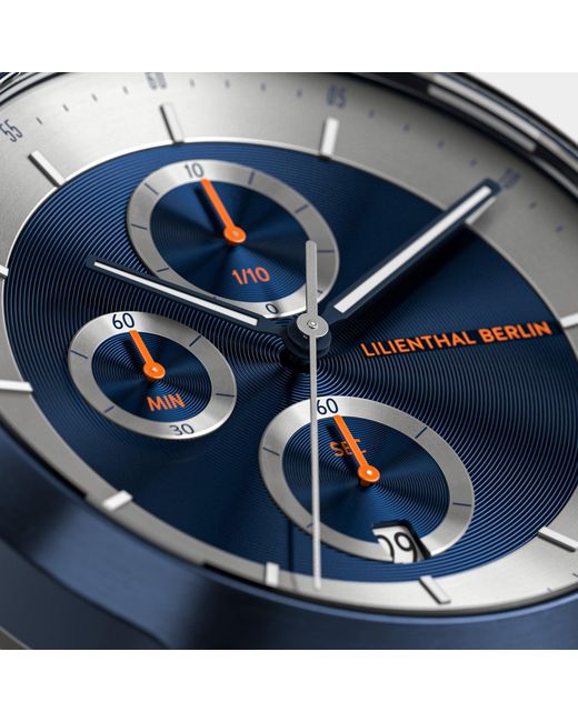 Lilienthal Berlin Chronograph Lp – in Blue für Herren