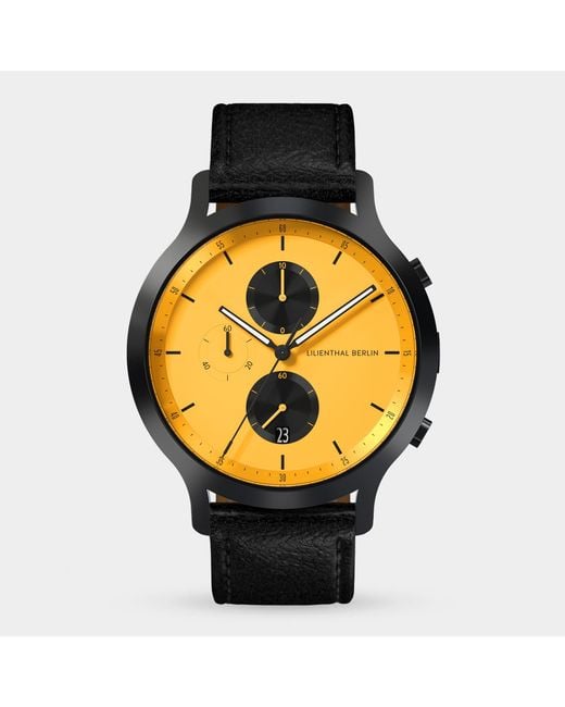 Lilienthal Berlin Chronograph – Line 2 in Metallic für Herren