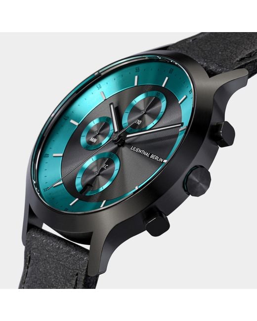 Lilienthal Berlin Chronograph Lp – in Green für Herren